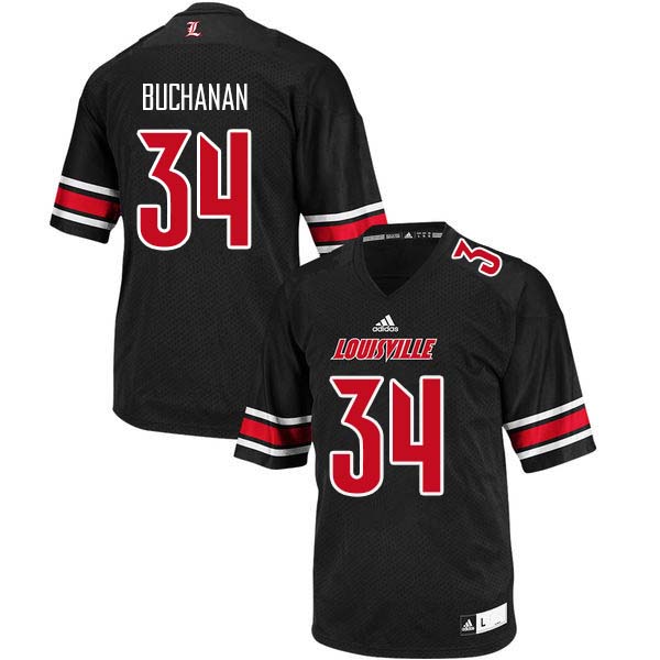 Men Louisville Cardinals #34 Ray Buchanan College Football Jerseys Sale-Black
